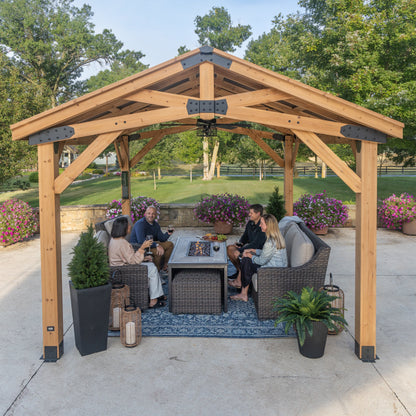 14x12 Peak Roof Gazebo