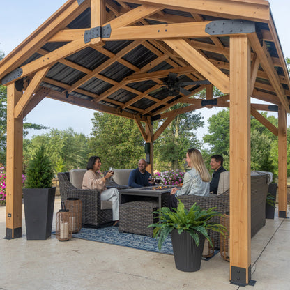 14x12 Peak Roof Gazebo
