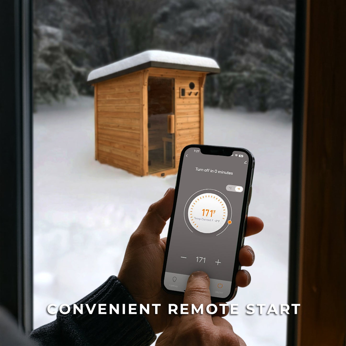 Henley Outdoor Cabin Sauna – 2-4 Person