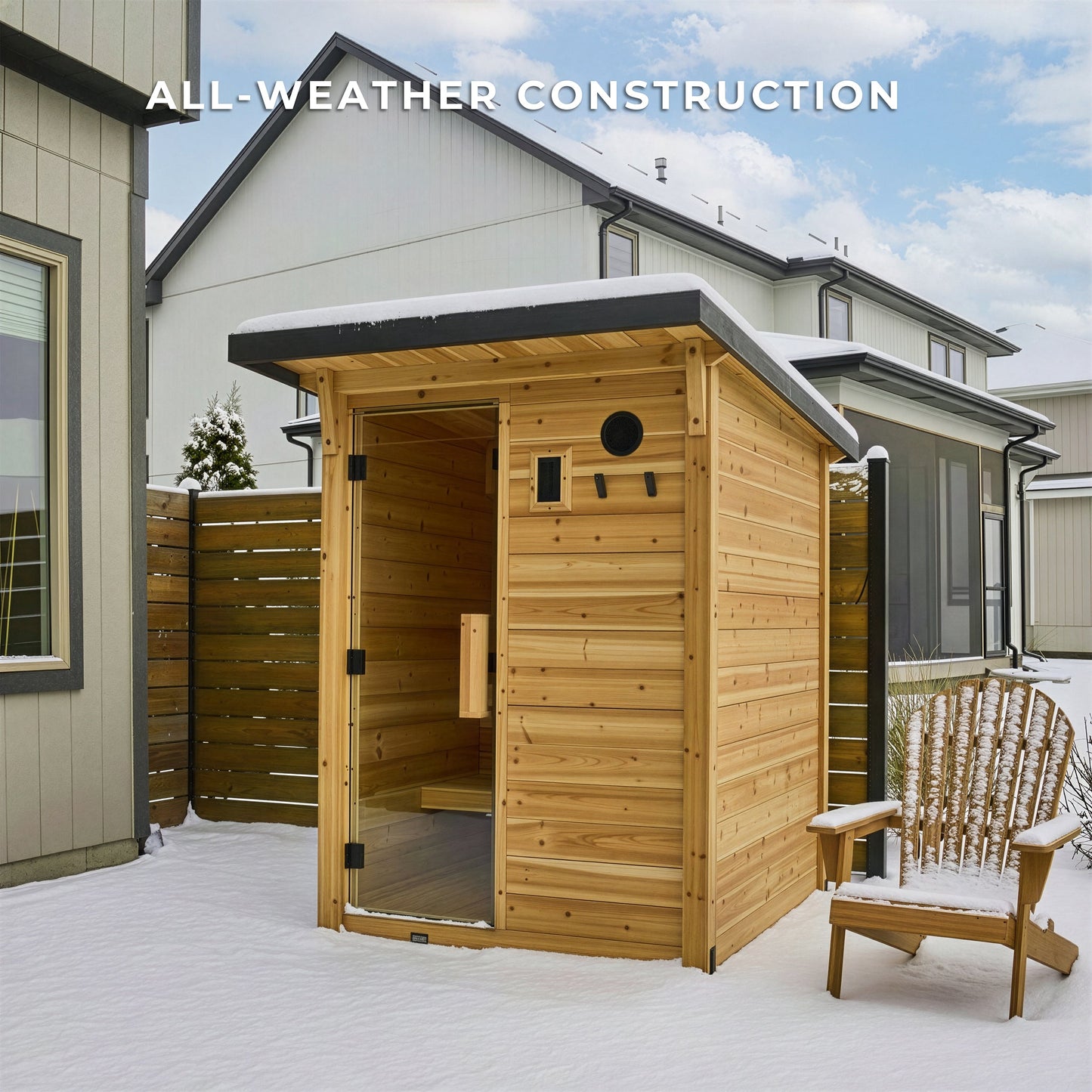 Henley Outdoor Cabin Sauna – 2-4 Person