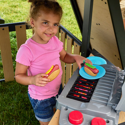 Atlas Steel Swing Set with Tube Slide