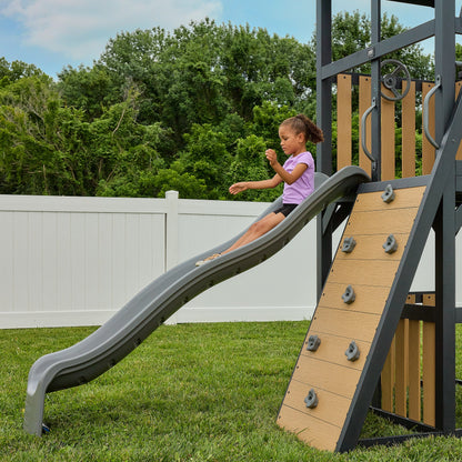 Atlas Steel Swing Set with Monkey Bars