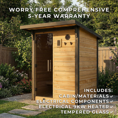 Bennett Outdoor Cabin Sauna – 2-4 Person