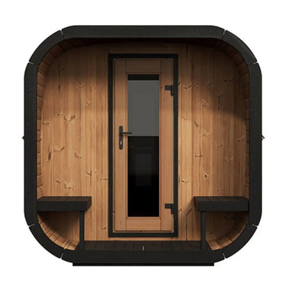 SaunaLife Cube-Series Model CL12GCPCP Outdoor Sauna |AQVINA World