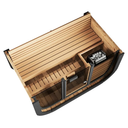 SaunaLife Cube-Series Model CL4G Outdoor Sauna