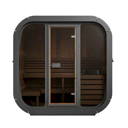 SaunaLife Cube-Series Model CL5G Outdoor Sauna | AQVINA World