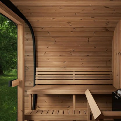 SaunaLife Cube-Series Model CL7G Outdoor Sauna | AQVINA World