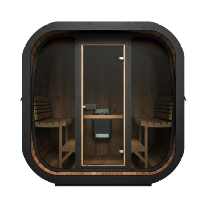 SaunaLife Cube-Series Model CL7G Outdoor Sauna | AQVINA World