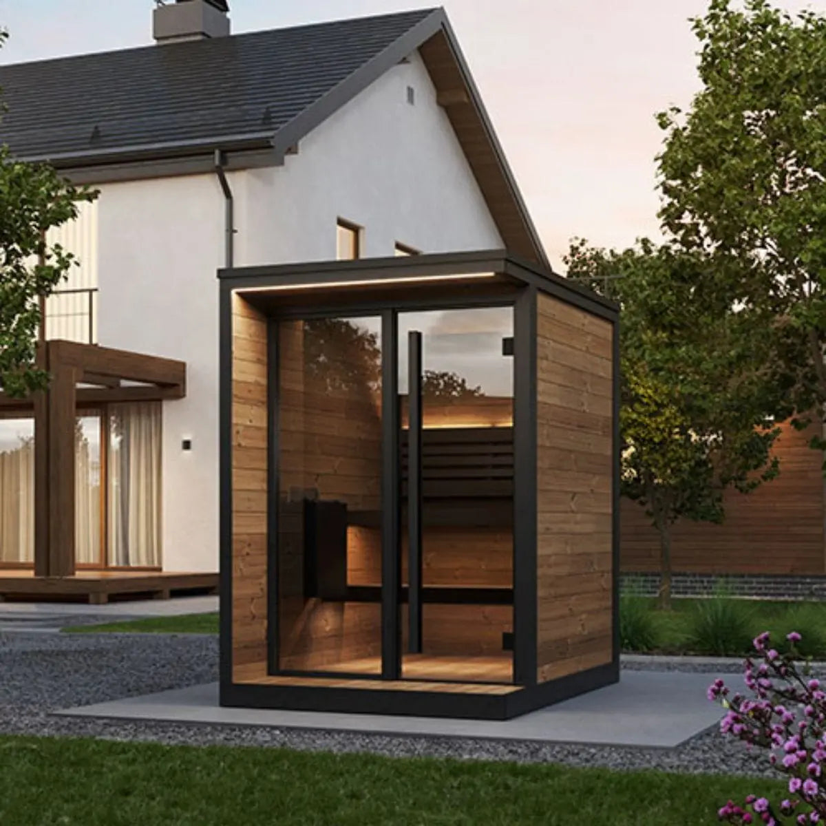 SaunaLife GL4 Outdoor Sauna Kit | AQVINA World