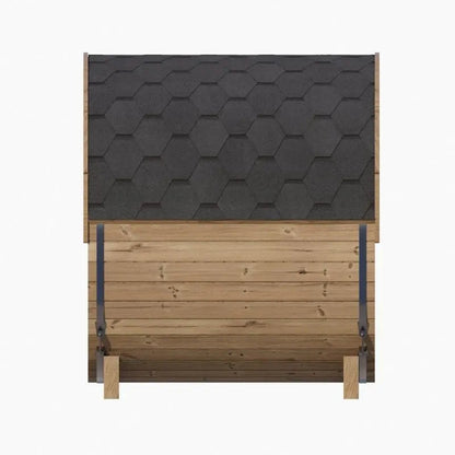 SaunaLife 3-Person Outdoor Sauna Barrel w/ Window - MODEL E6W | AQVINA World