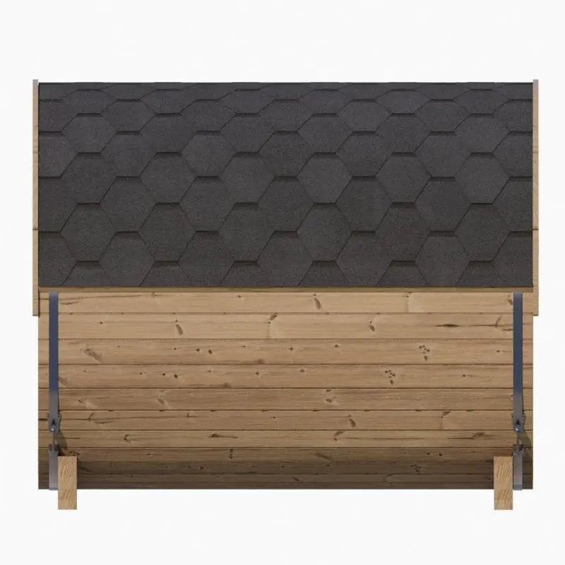 SaunaLife 6-Person Outdoor Barrel Sauna Model E8 | AQVINA World