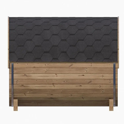 SaunaLife Model E8W 6-Person Outdoor Barrel Sauna | AQVINA World