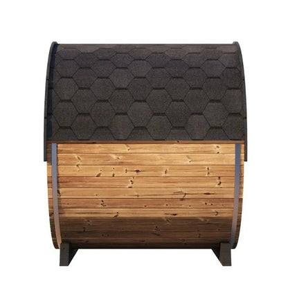 SaunaLife Model EE8G 6-Person Outdoor Barrel Sauna | AQVINA World