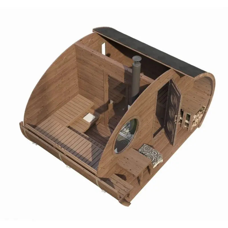 SaunaLife Model G11 Outdoor Home Sauna | AQVINA World