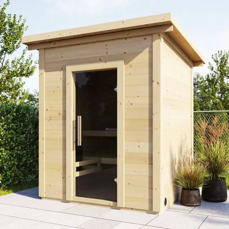 SaunaLife Model G2 Outdoor Home Sauna Kit | AQVINA World