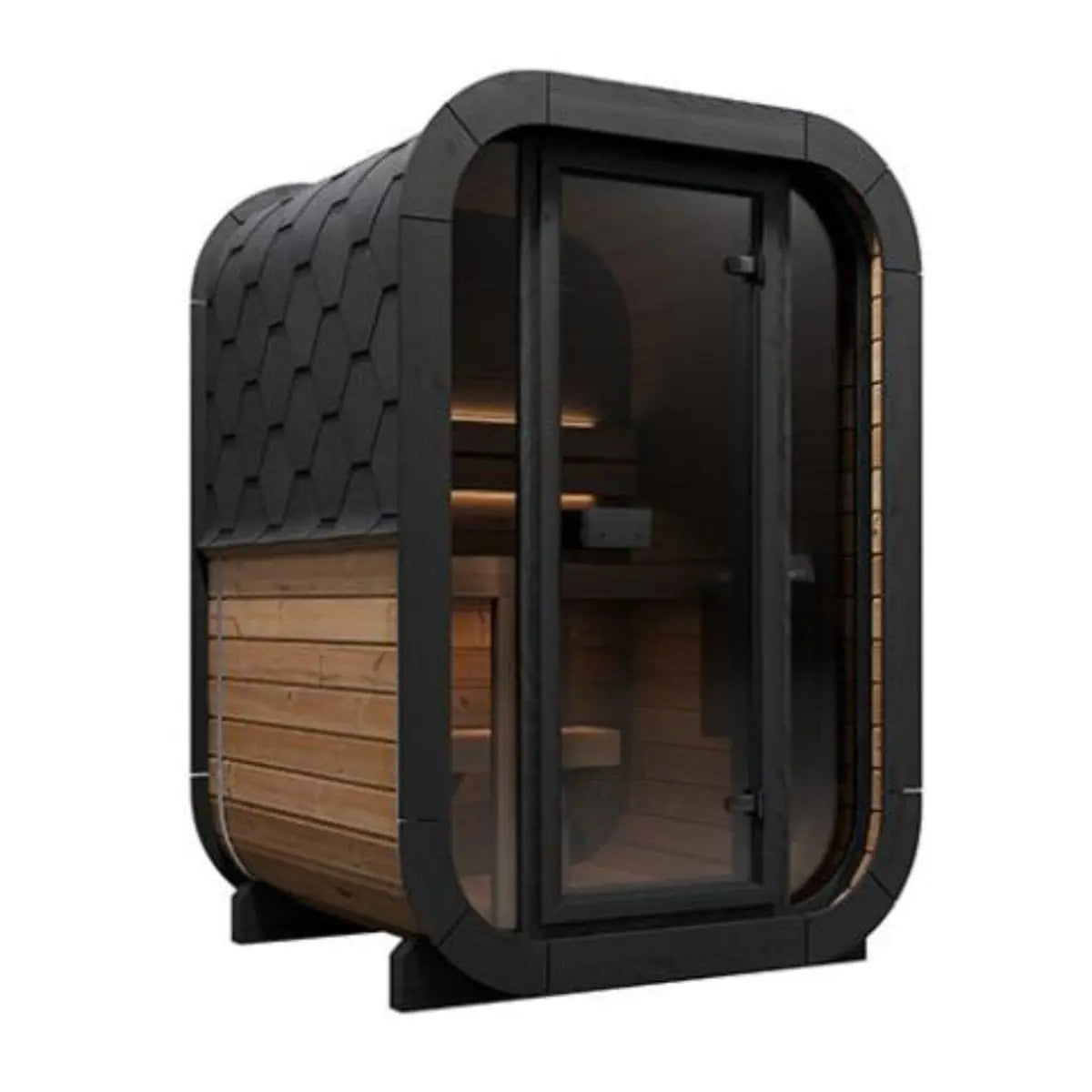 SaunaLife Cube-Series Model CL3G Outdoor Sauna | AQVINA World