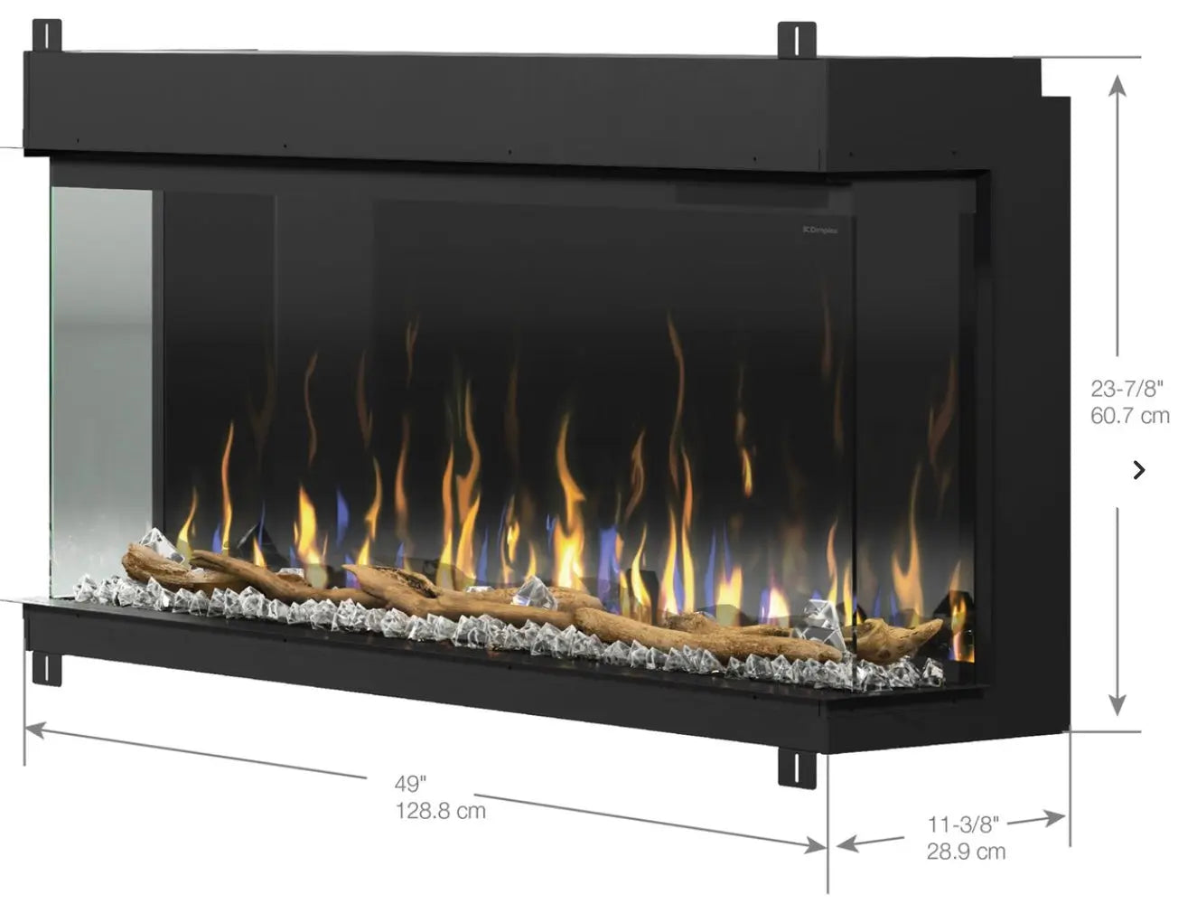 Dimplex 50" IgniteXL Bold Linear Electric Fireplace - 4 Configurations - Built-In