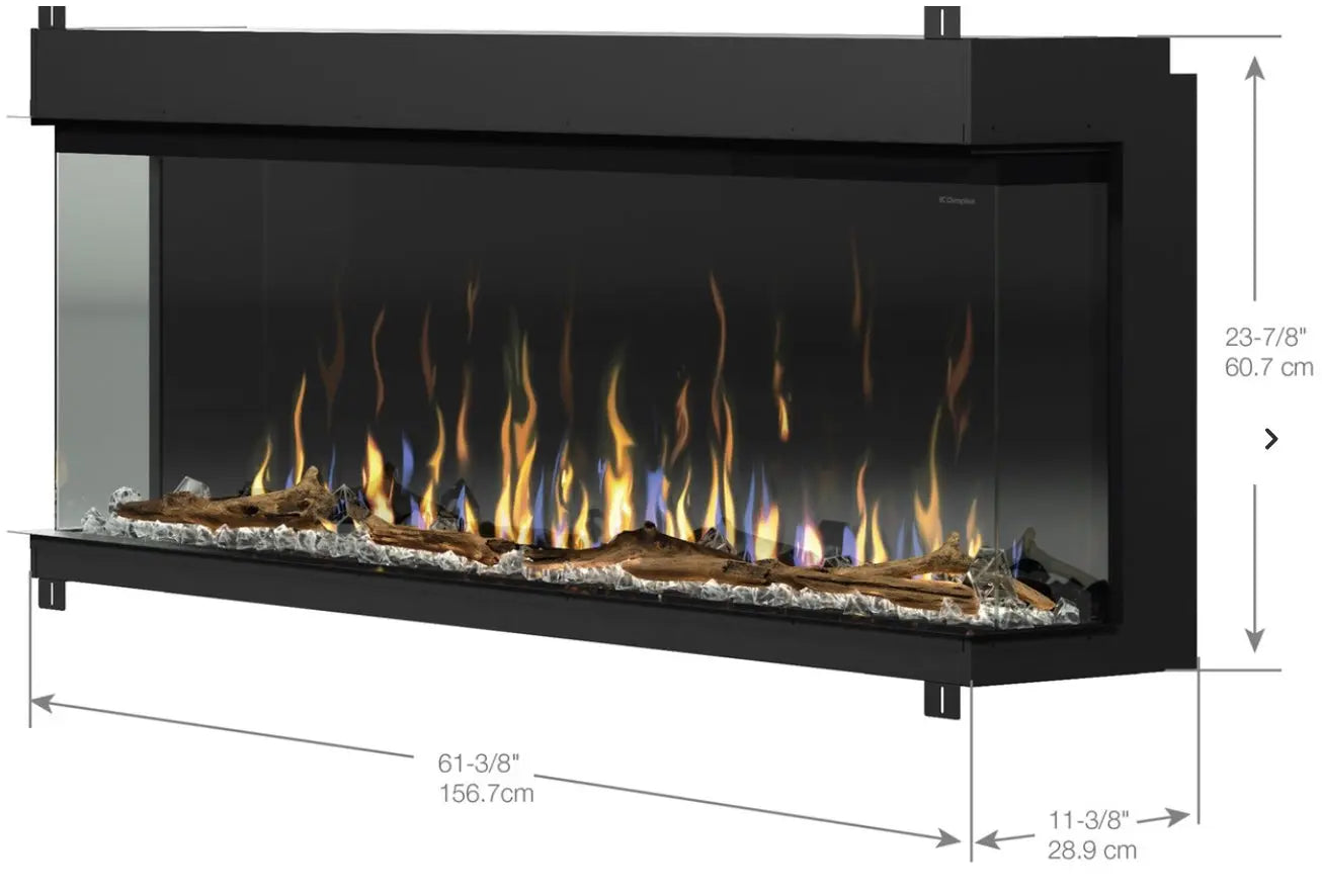 Dimplex 60" IgniteXL Bold Linear Electric Fireplace - 4 Configurations - Built-In