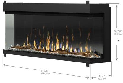 Dimplex 60" IgniteXL Bold Linear Electric Fireplace - 4 Configurations - Built-In