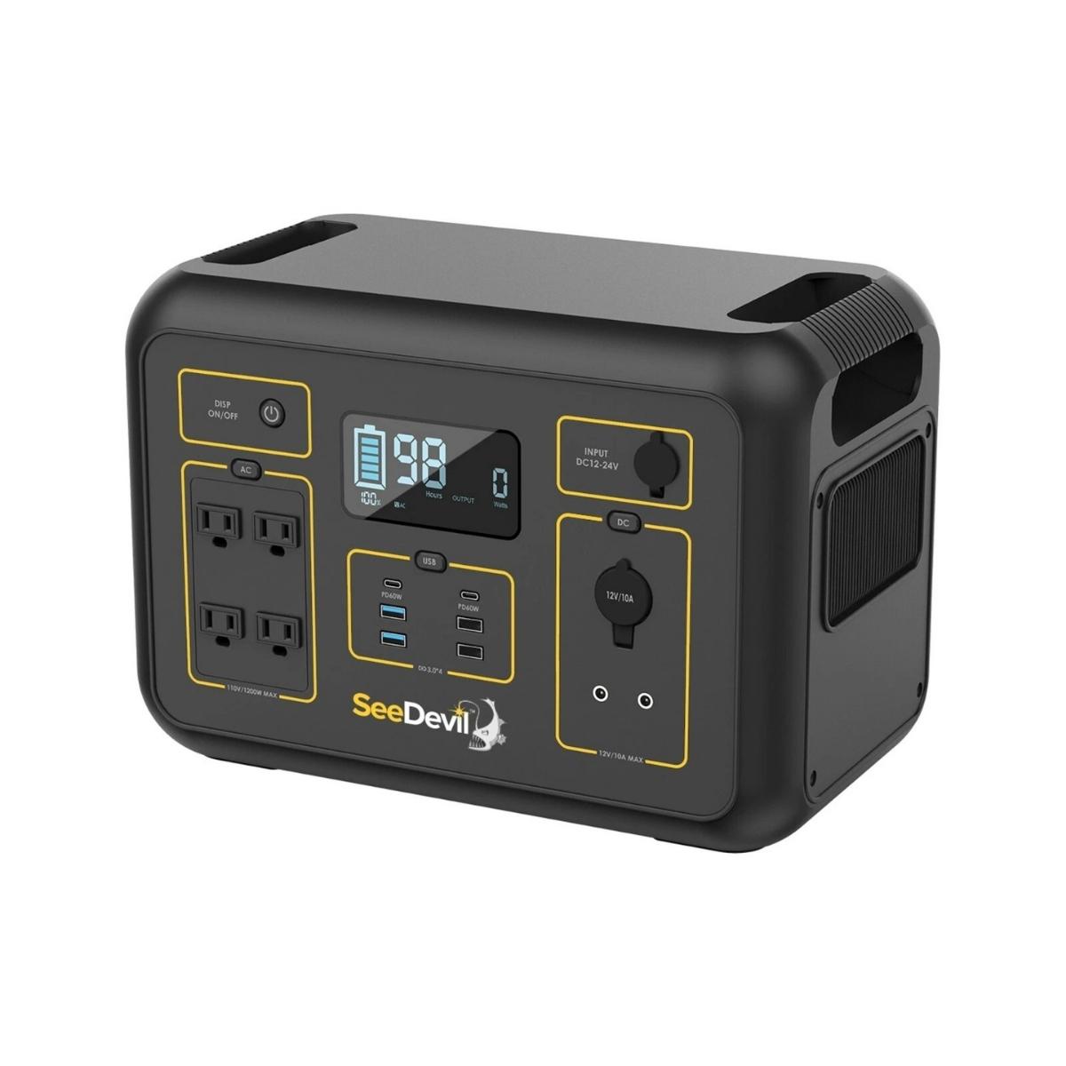 SeeDevil 1200 Watt Portable Power Station