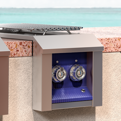 Aspire By Hestan 12" Outdoor Built-In Double Side Burner - AEB122