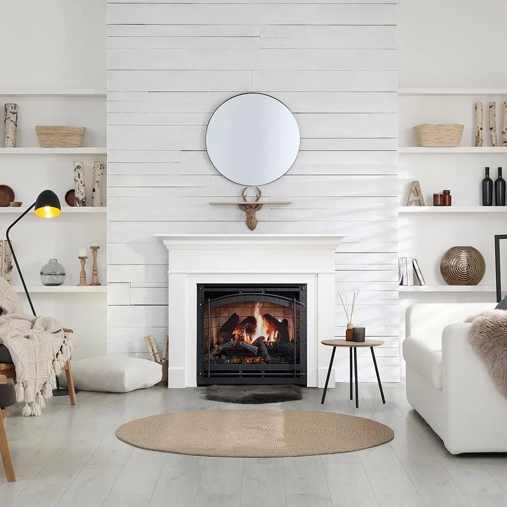 SimpliFire Built-In Electric Fireplace Inception 36-in Chateau Forge SF-36CF