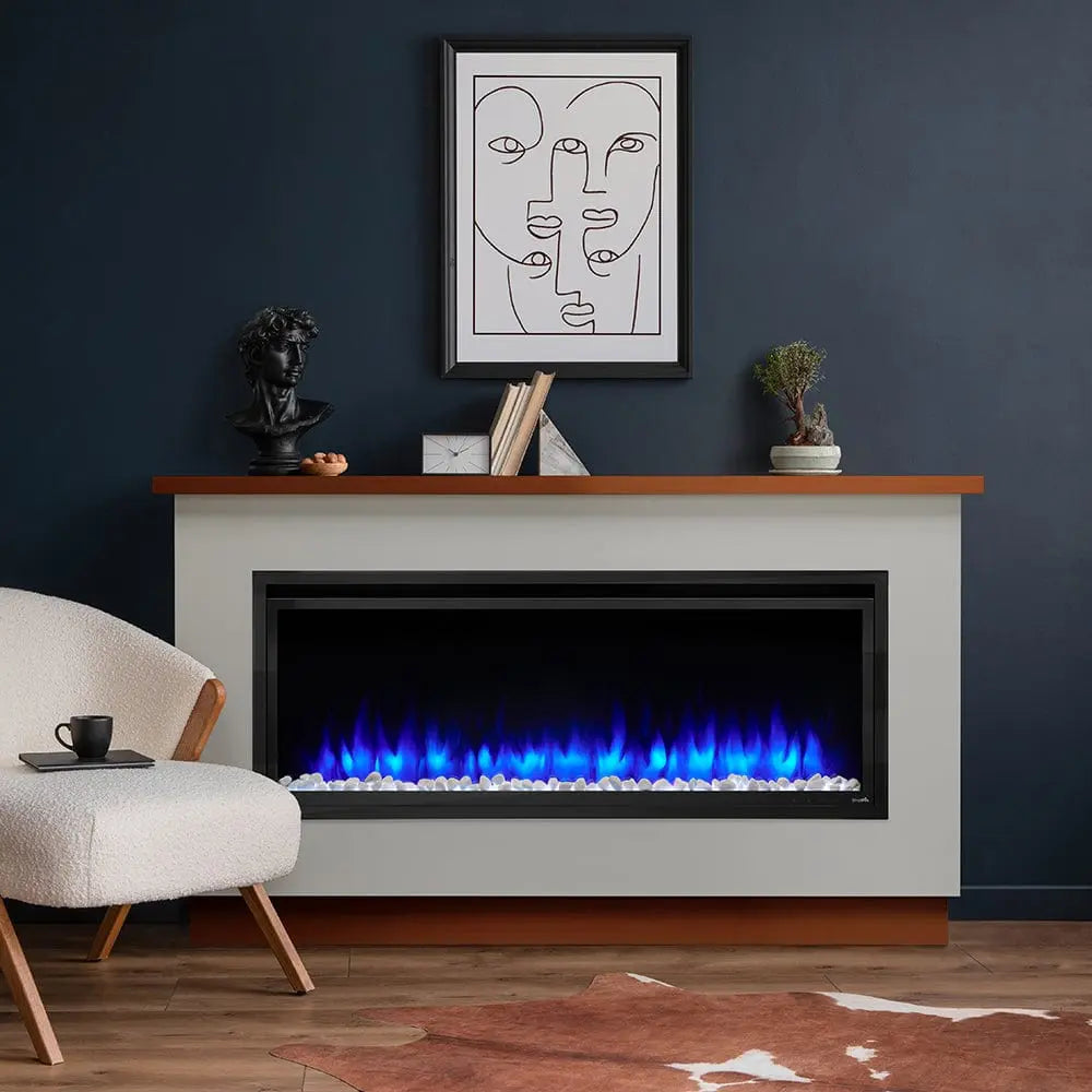 SimpliFire Electric Fireplace Mantel Packages Boyd Ready-to-Finish Build-Out Kit ALLP50