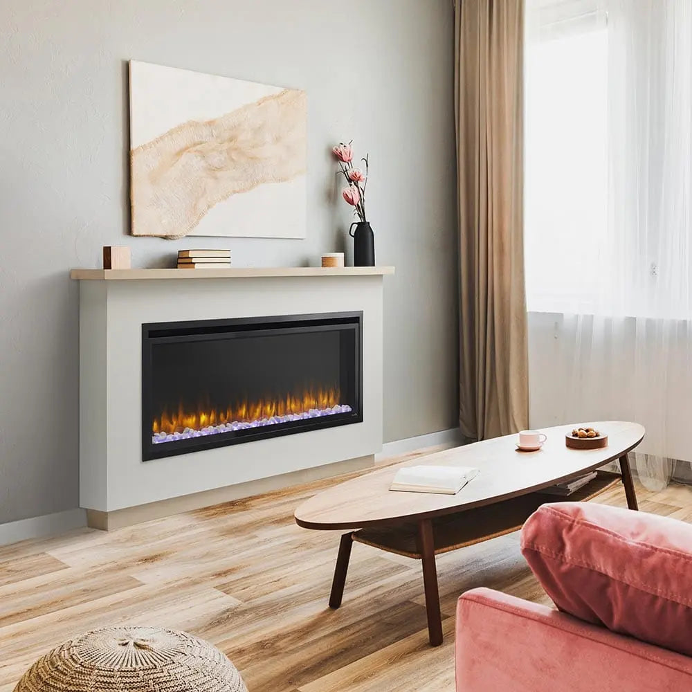 SimpliFire Electric Fireplace Mantel Packages Boyd Ready-to-Finish Build-Out Kit ALLP50