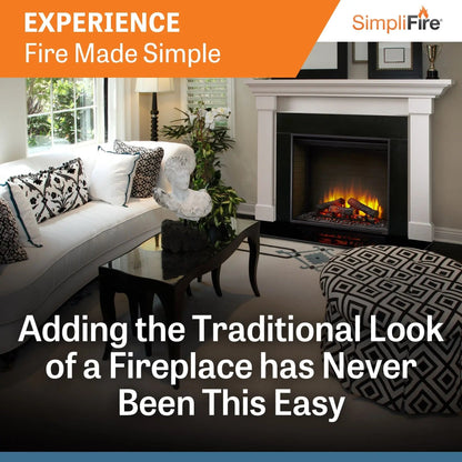 SimpliFire Built-In Electric Fireplace 30-In SF30