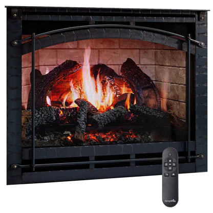 SimpliFire Built-In Electric Fireplace Inception 36-in Chateau Forge SF-36CF
