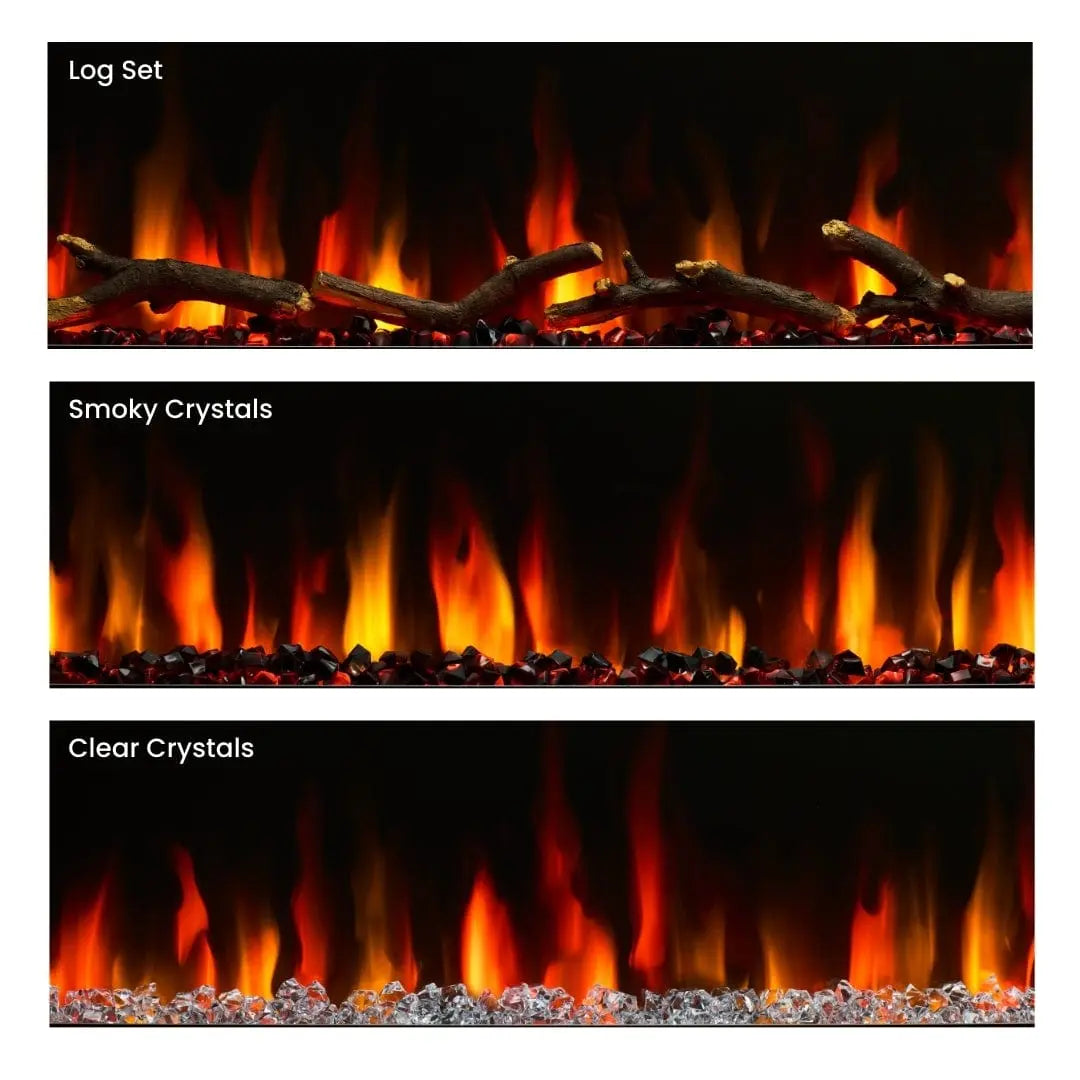 SimpliFire Built-In Electric Fireplace 50-in Allusion Slim LF50