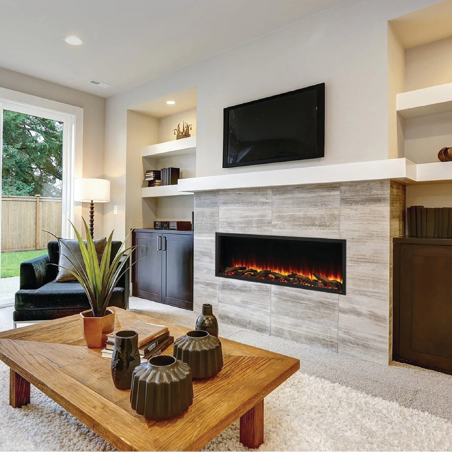 SimpliFire Built-In Electric Fireplace Scion 55-Inch LF055