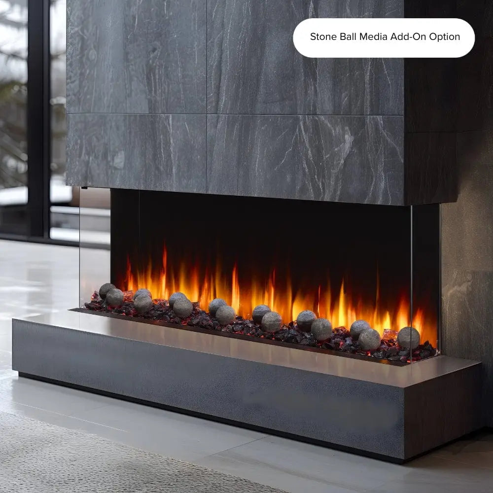 SimpliFire Built-In Electric Fireplace Triton 65-Inch Multi-View SF65MV