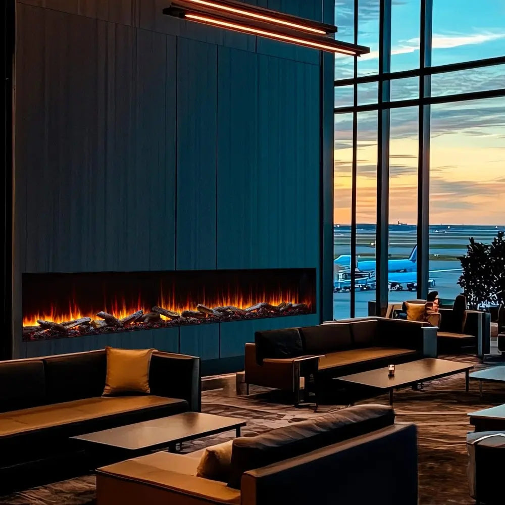 SimpliFire Built-In Electric Fireplace Triton 78-Inch SV78