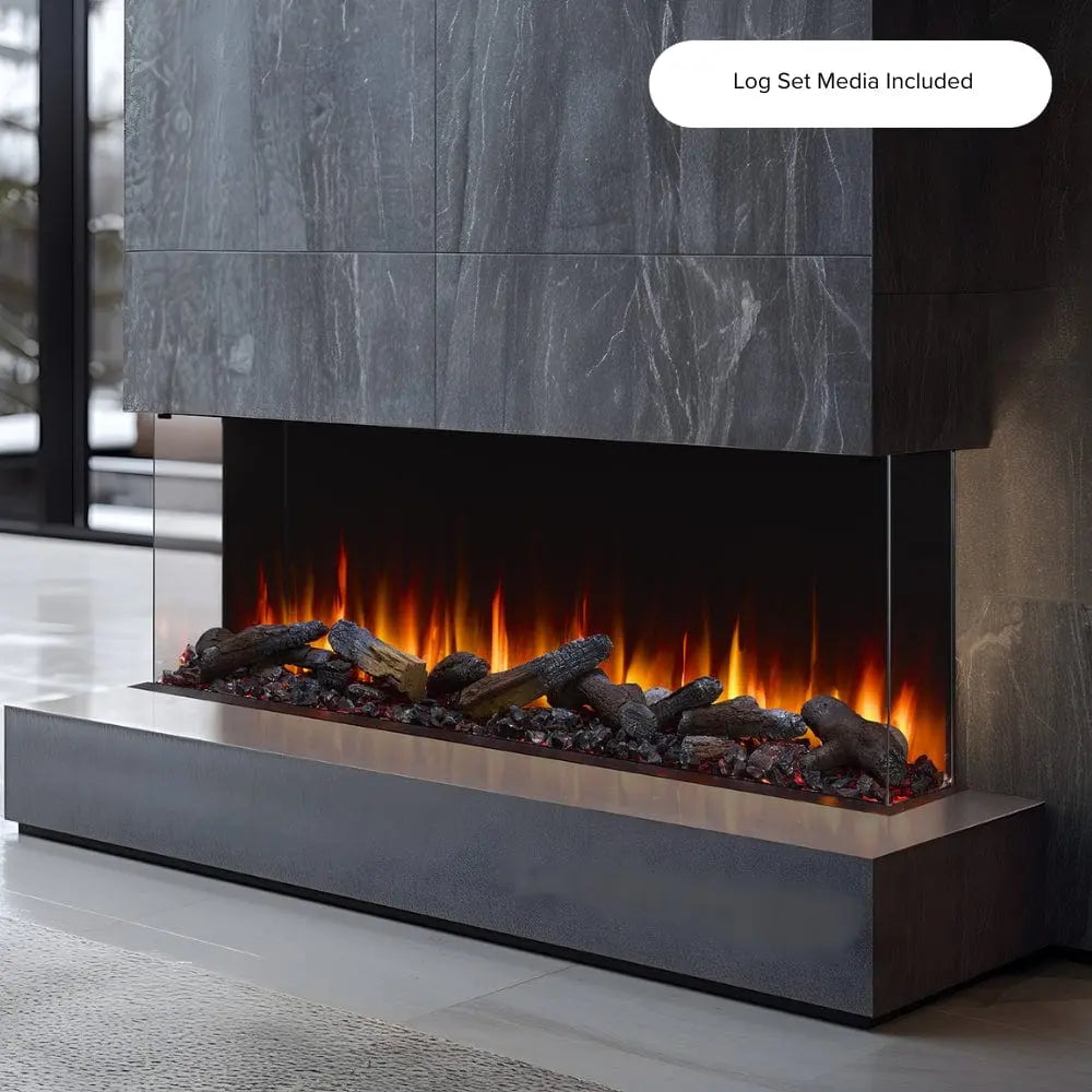 SimpliFire Built-In Electric Fireplace Triton 65-Inch Multi-View SF65MV