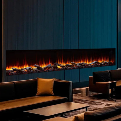 SimpliFire Built-In Electric Fireplace Triton 78-Inch SV78