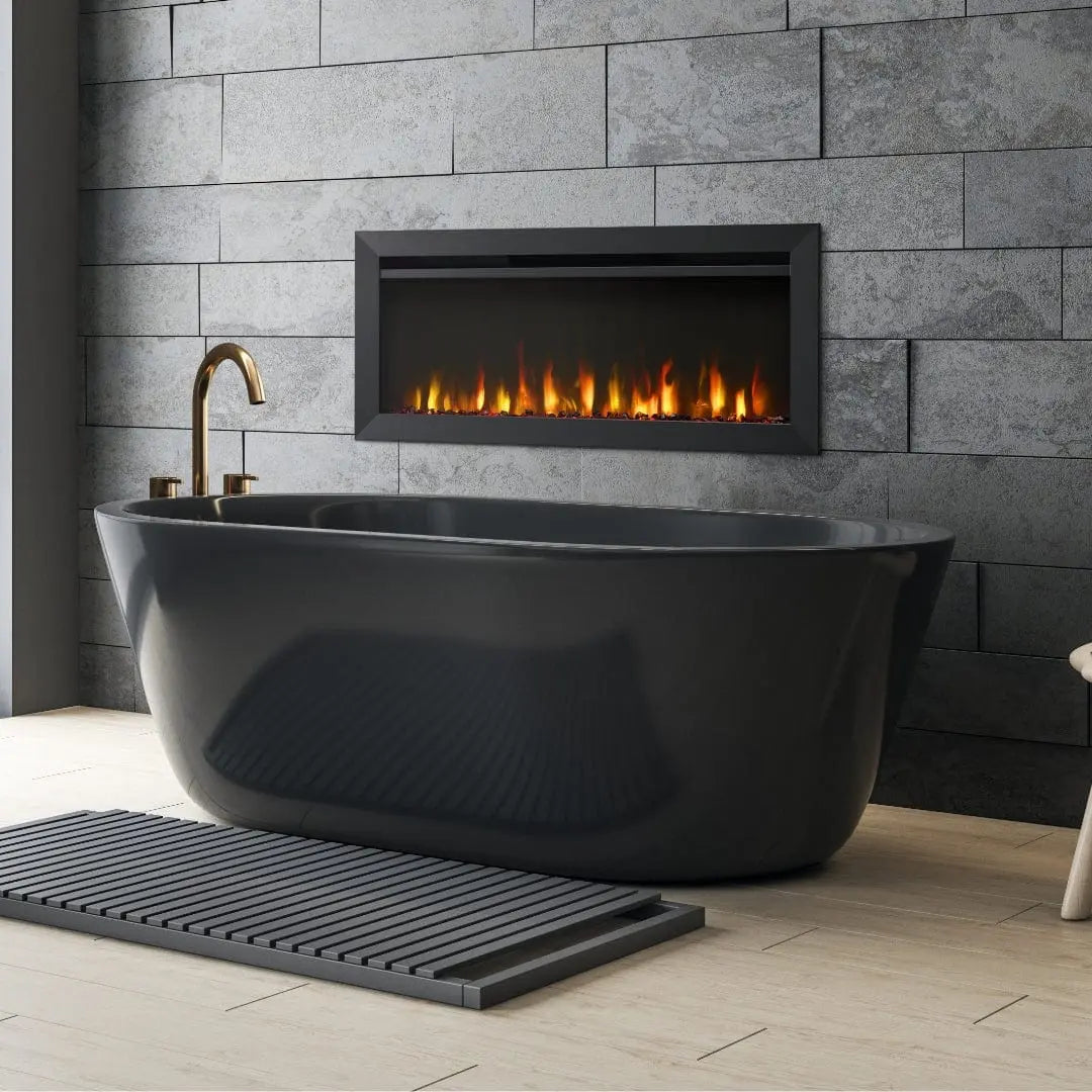 SimpliFire Built-In Electric Fireplace 40-in Allusion Slim LF40