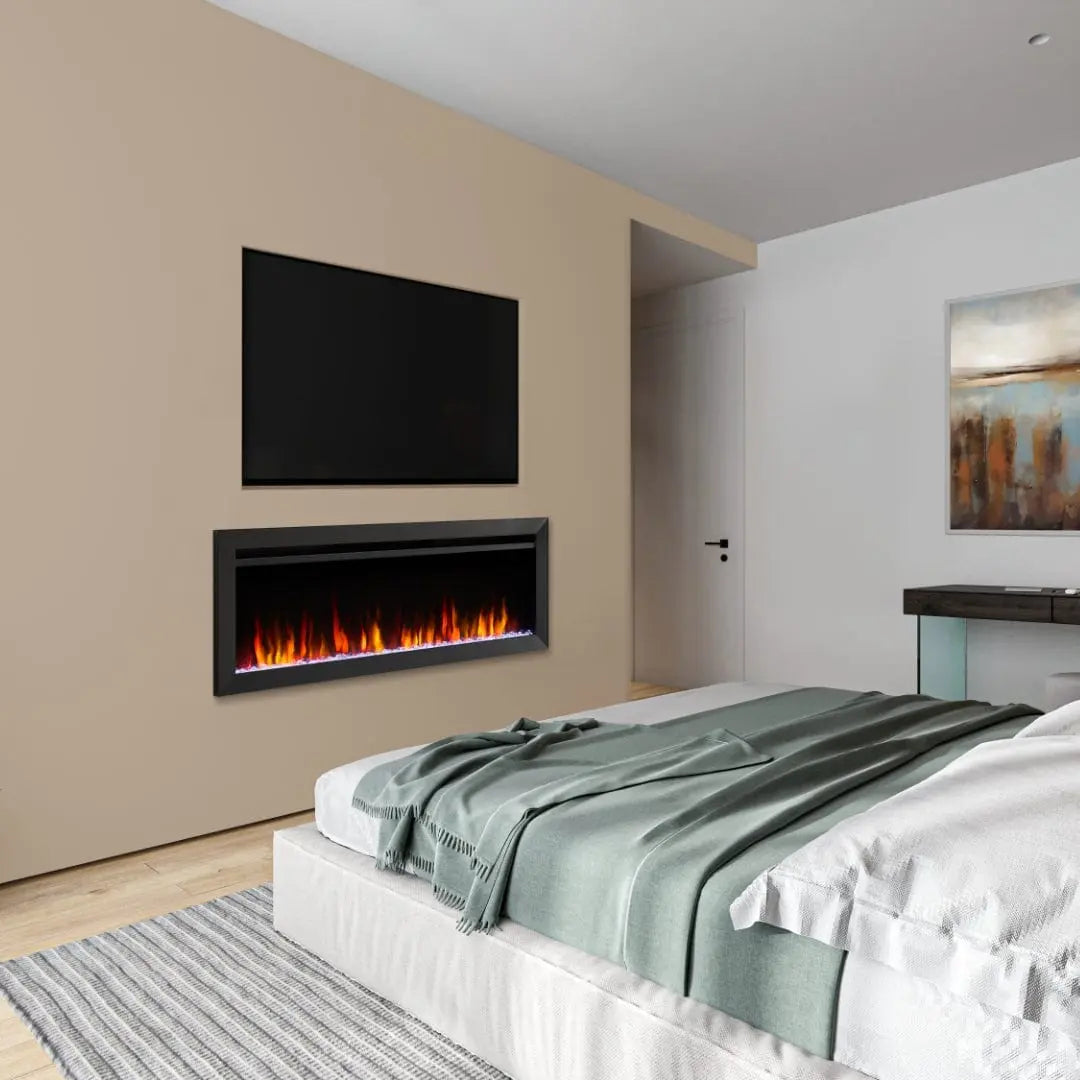 SimpliFire Built-In Electric Fireplace 50-in Allusion Slim LF50
