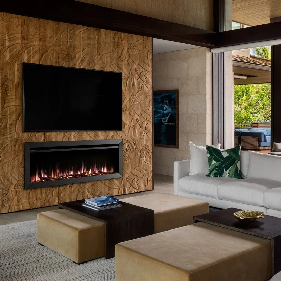SimpliFire Built-In Electric Fireplace 50-in Allusion Slim LF50