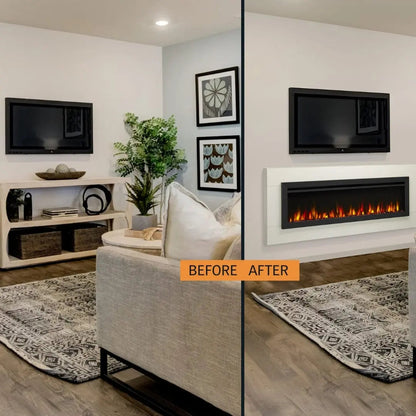 SimpliFire Built-In Electric Fireplace 60-in Allusion Slim LF60