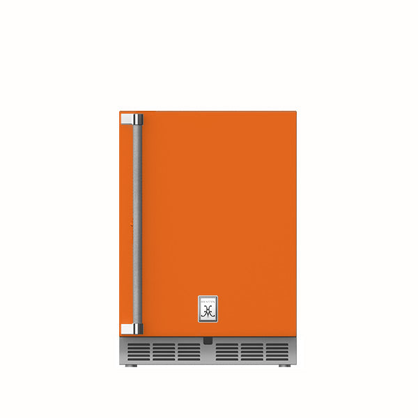 Hestan 24″ Left Hinged With Lock, Outdoor Undercounter Refrigerator (Solid Door) - GRSL24