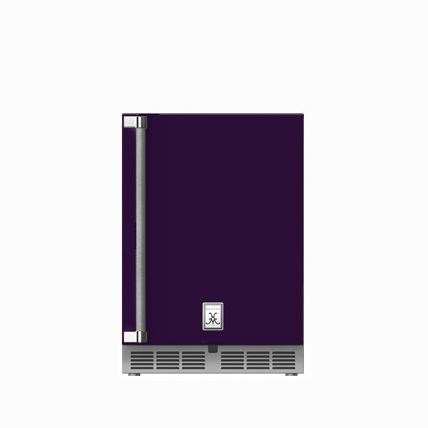 Hestan 24″ Right Hinged With Lock, Outdoor Undercounter Refrigerator (Solid Door) - GRSR24