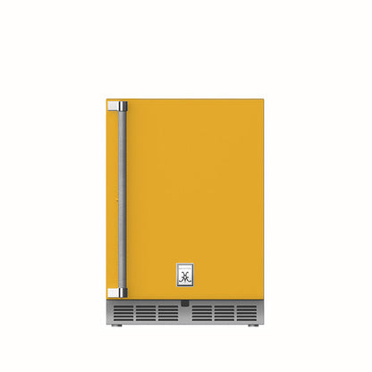 Hestan 24″ Right Hinged With Lock, Outdoor Undercounter Refrigerator (Solid Door) - GRSR24