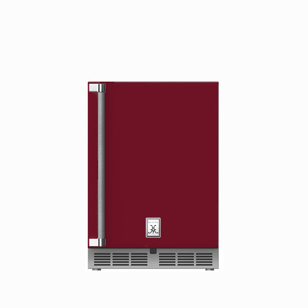 Hestan 24″ Right Hinged With Lock, Outdoor Undercounter Refrigerator (Solid Door) - GRSR24