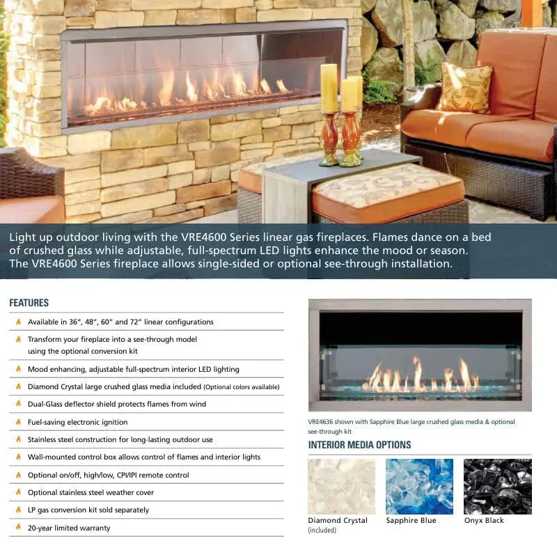 Superior Gas Fireplace 36-Inch VRE4636