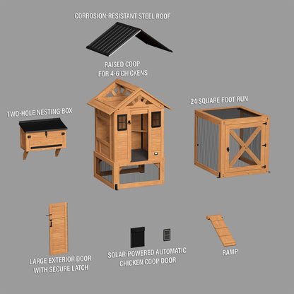 Sweetwater Chicken Coop - Brown