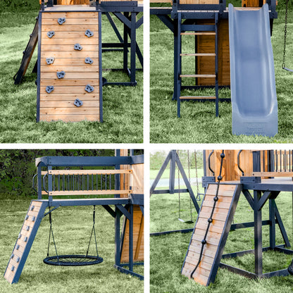 Timber Crossing Swing Set