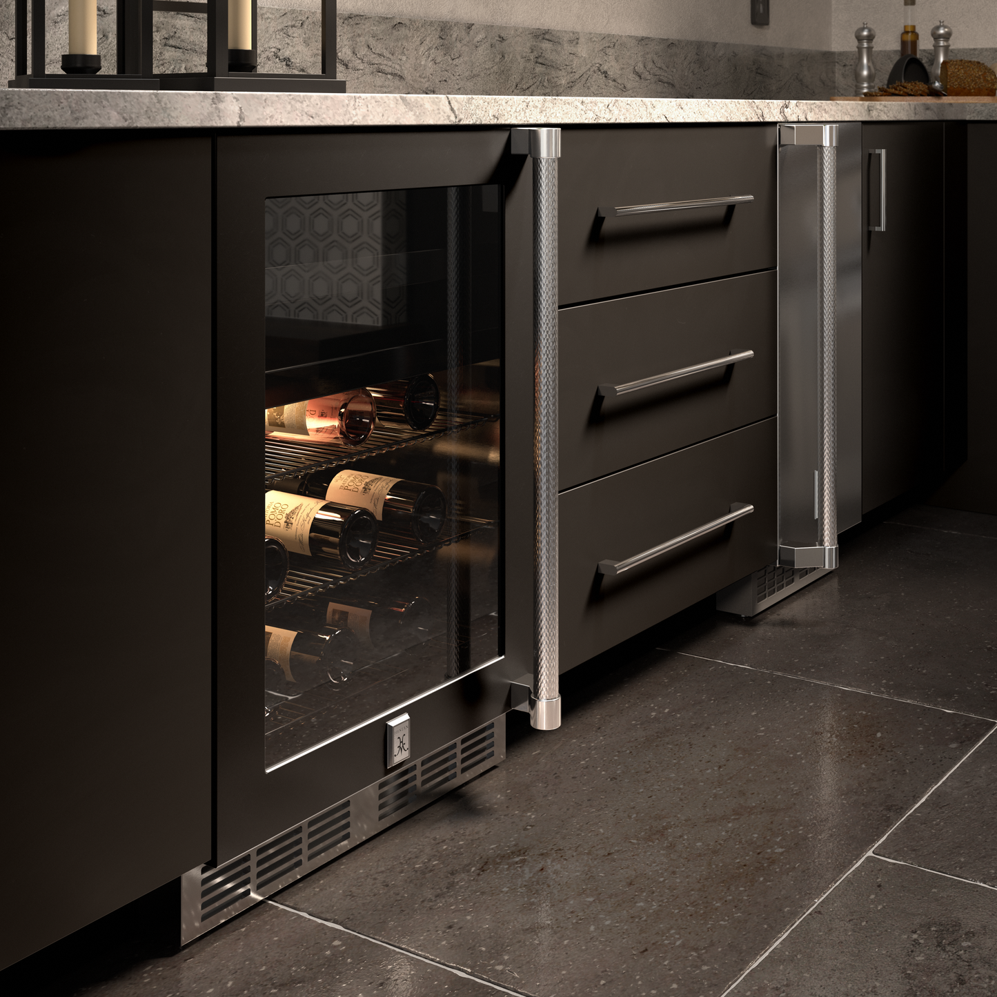 Hestan 15″ Right Hinged, Outdoor Ice Machine - GIMR15