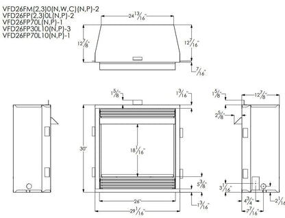 Empire Vail 26" Vent-Free Gas Fireplace | VFD26FP