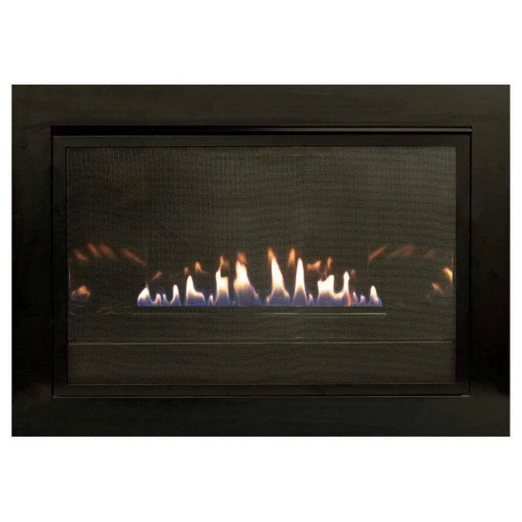 Empire Gas Fireplace Insert 29" Vent-Free Barrier Black LC29VBFB